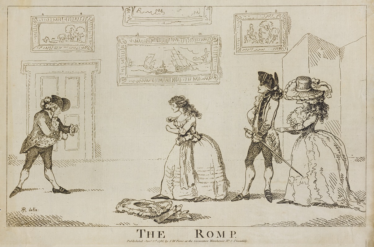 Thomas Rowlandson - The romp