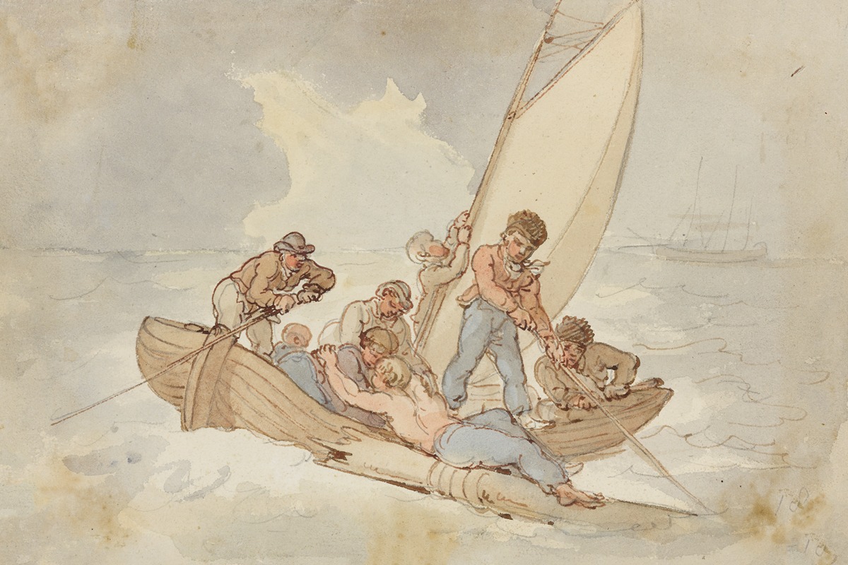 Thomas Rowlandson - The sailor saved