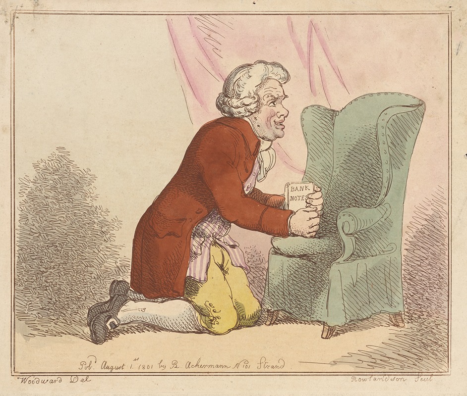 Thomas Rowlandson - The stock jobber’s prayer!!.