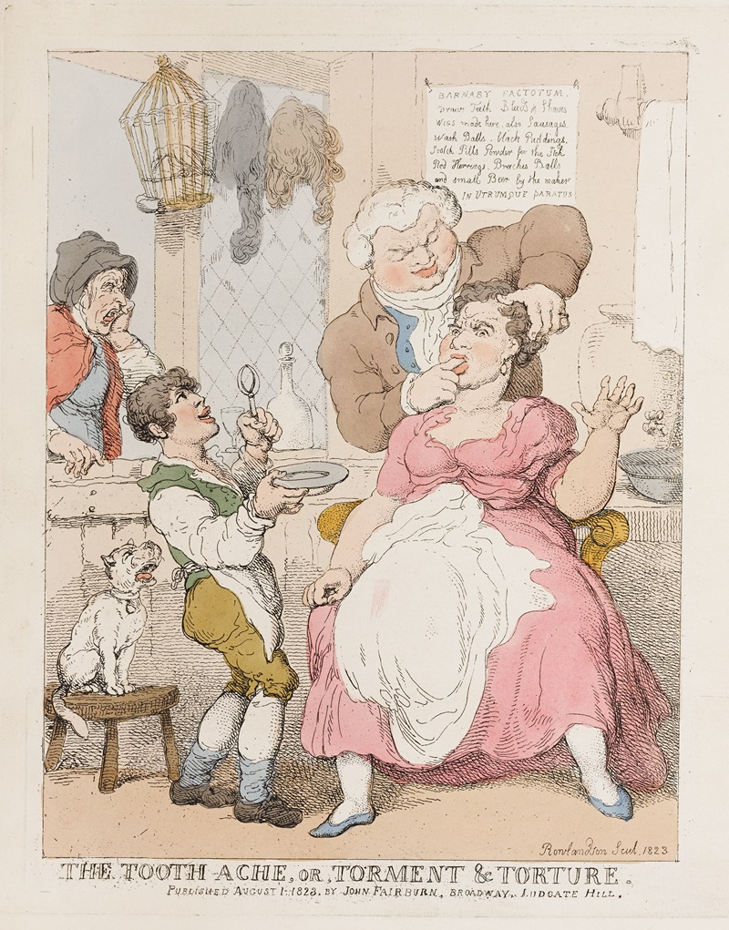 Thomas Rowlandson - The tooth-ache, or, torment & torture