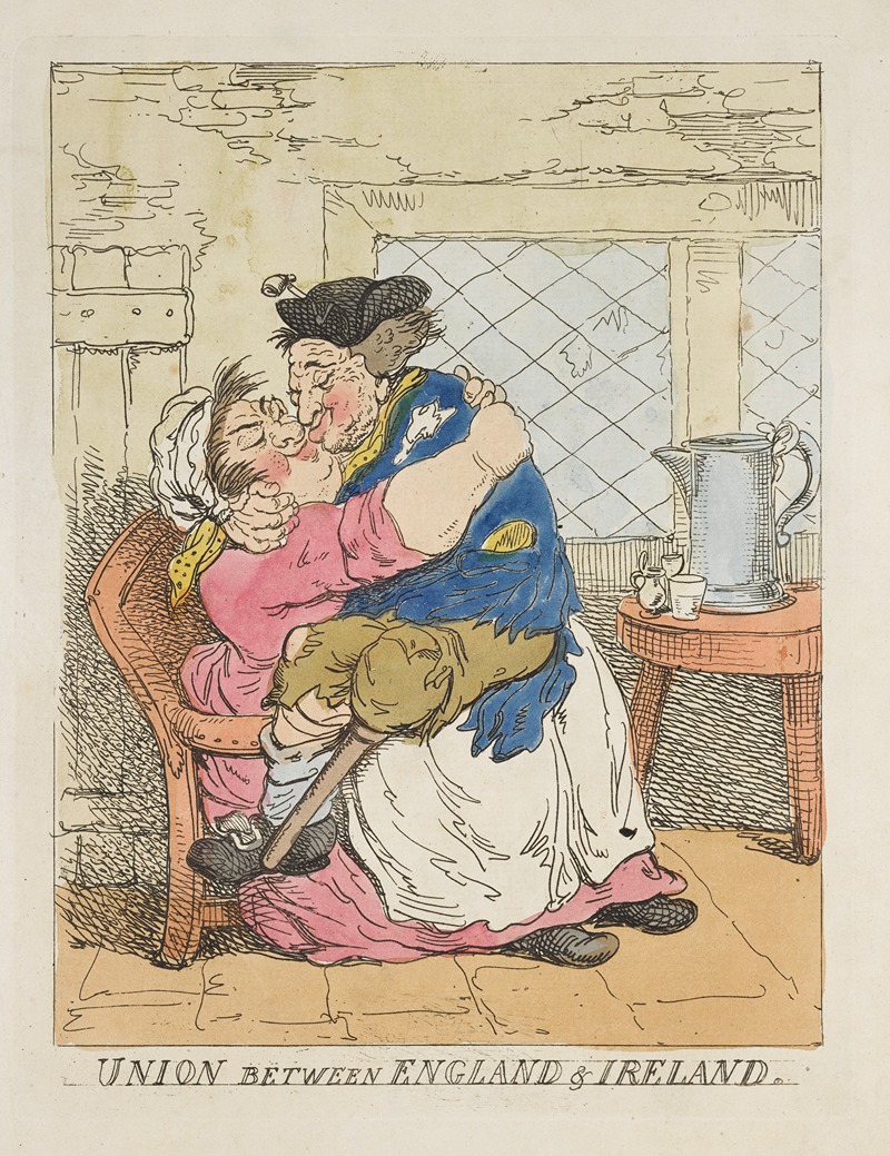 Thomas Rowlandson - Union between England & Ireland