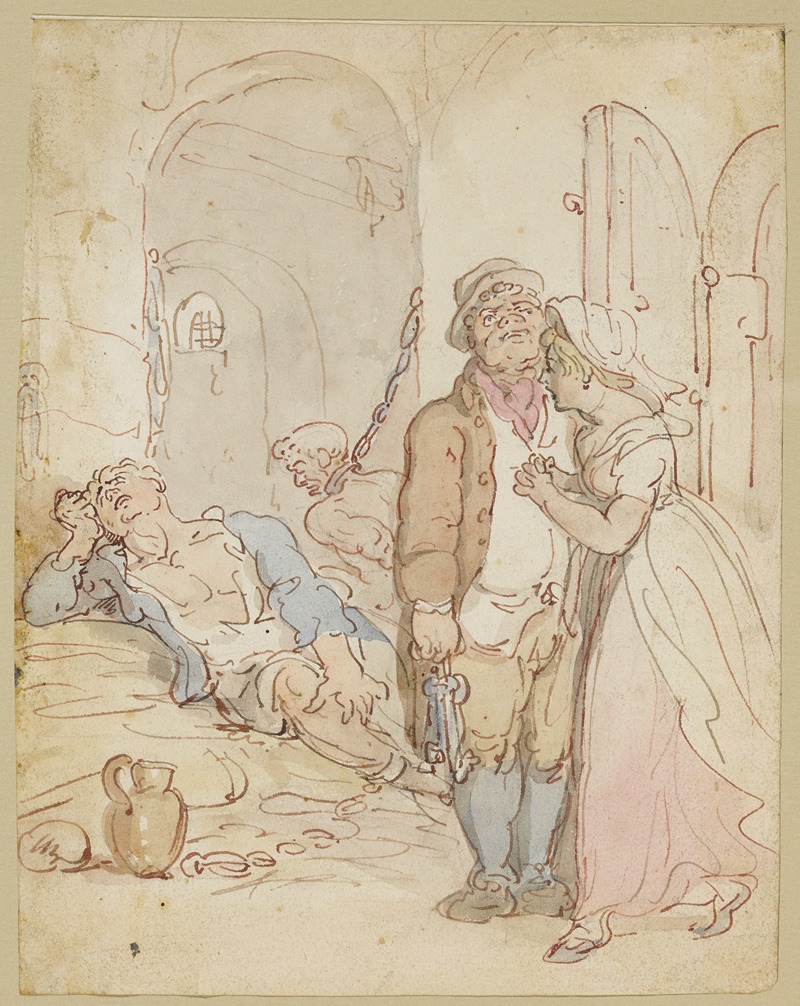 Thomas Rowlandson - Visit to prisoner