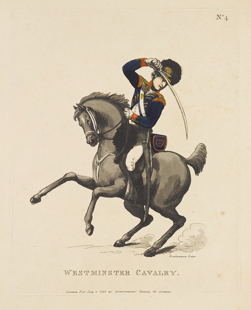 Thomas Rowlandson - Westminster Cavalry