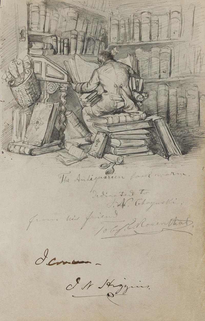 Toby Edward Rosenthal - The antiquarian book worm.