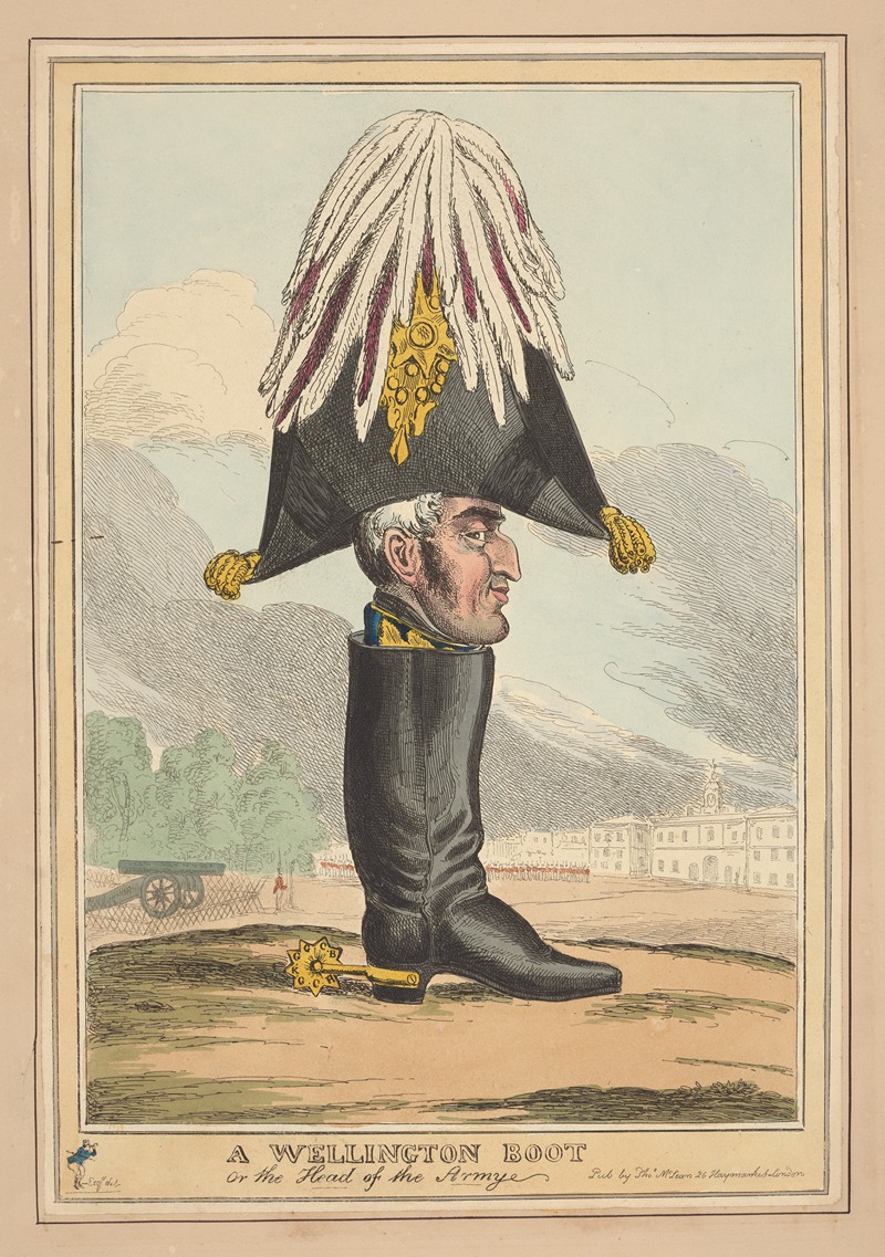 William Heath - A Wellington boot – or head of the army.