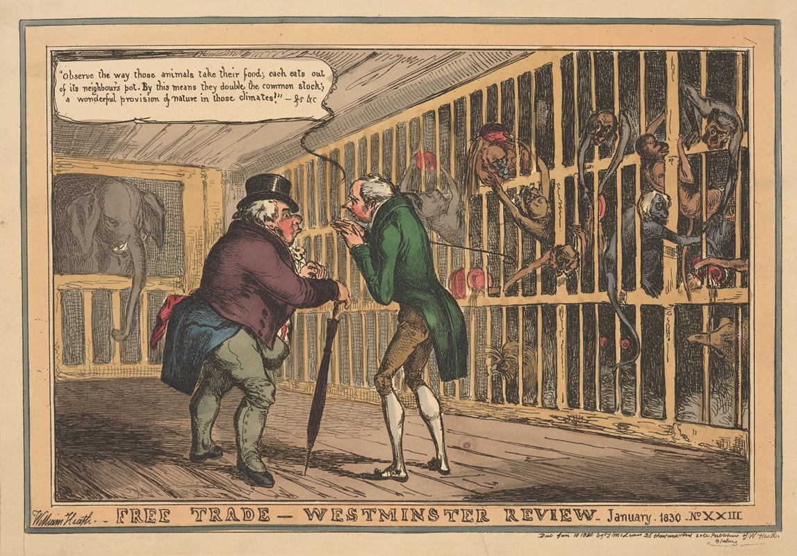 William Heath - Free trade – Westminster review – January, 1830 No. XXIII.