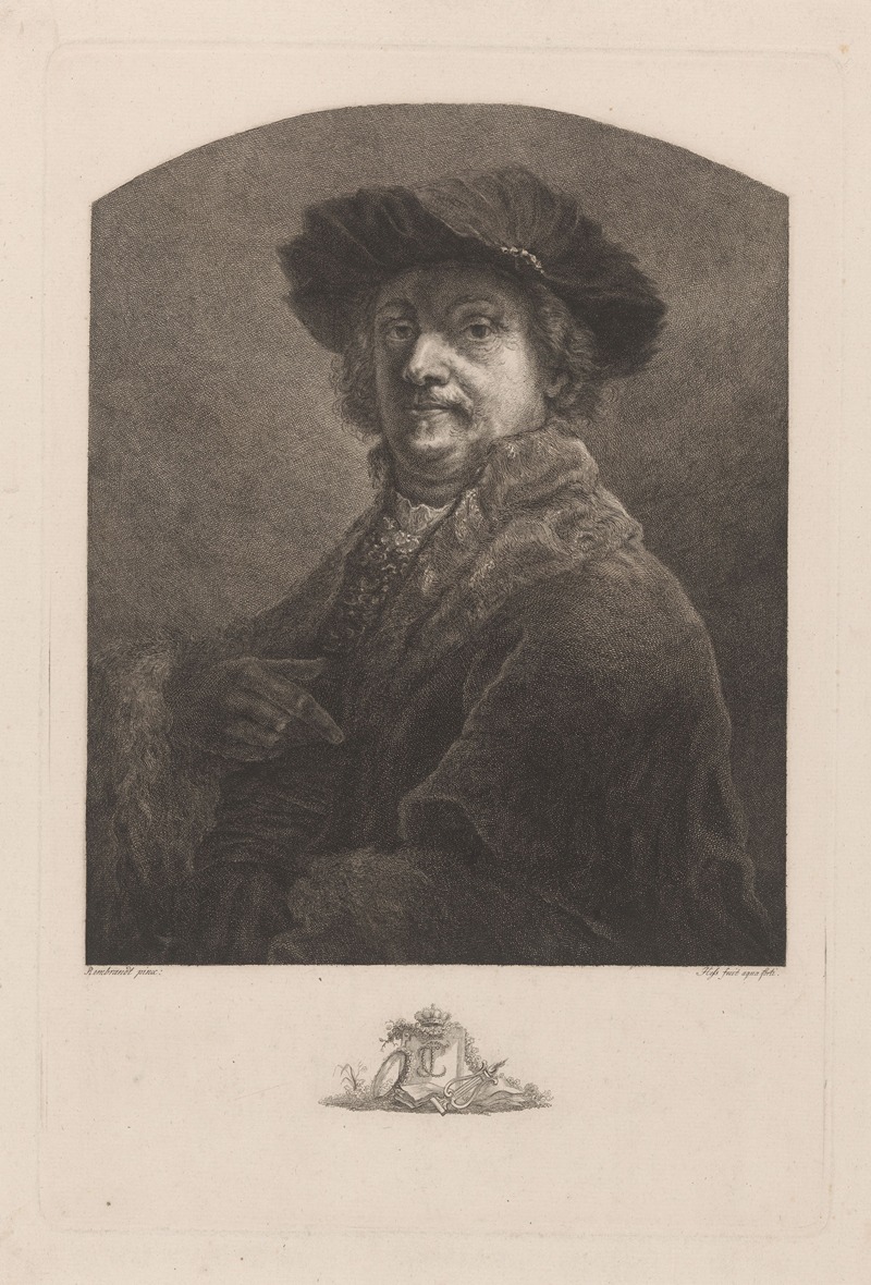 Carl Ernst Christoph Hess - Portrait of Rembrandt van Rijn