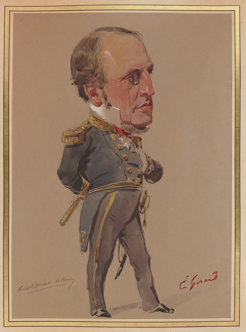 Eugène Giraud - Camille-Adalbert-Marie Clément La Roncière-Le Noury (1813-1881 ; baron de)