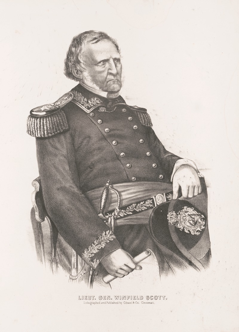 Gibson & Co. Lith - Lieut. Gen. Winfield Scott