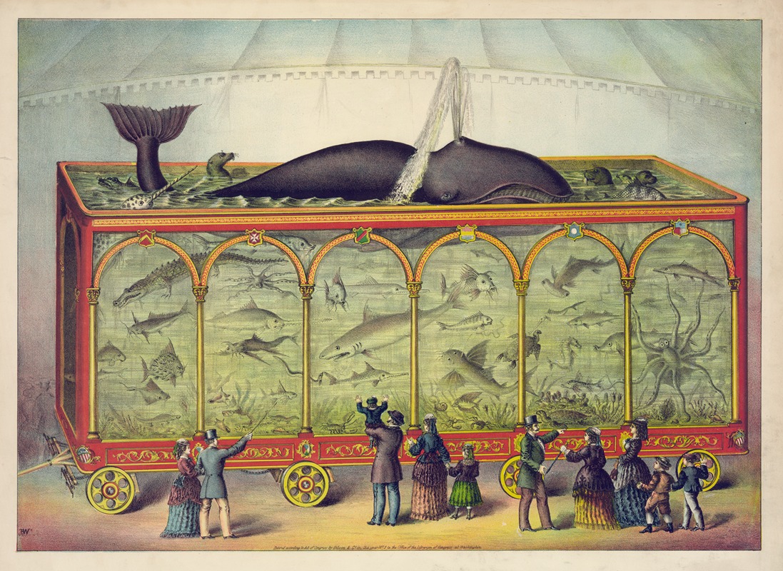 Gibson & Co. Lith - The aquarium