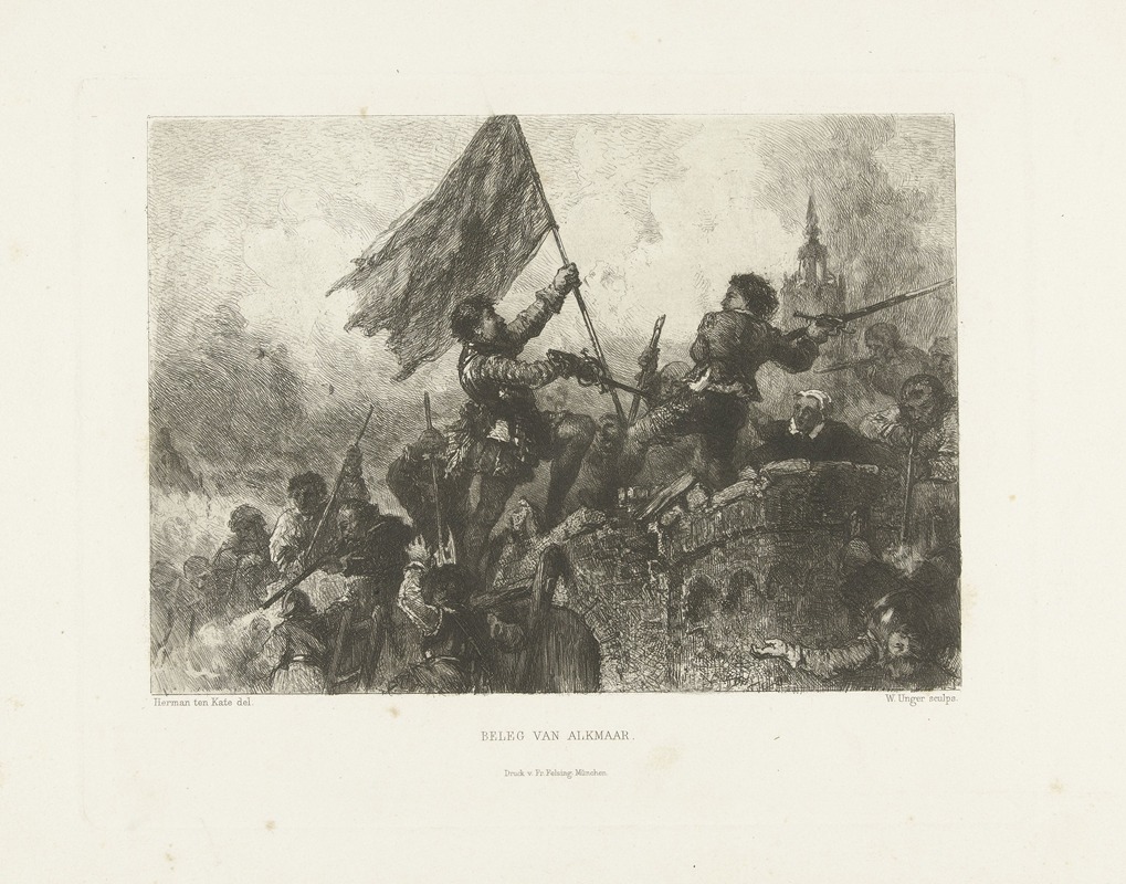 Herman Frederik Carel Ten Kate - Siege of Alkmaar