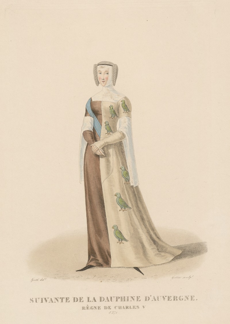 Louis-Marie Lanté - Suivante de la dauphine d’Auvergne ; règne de Charles V