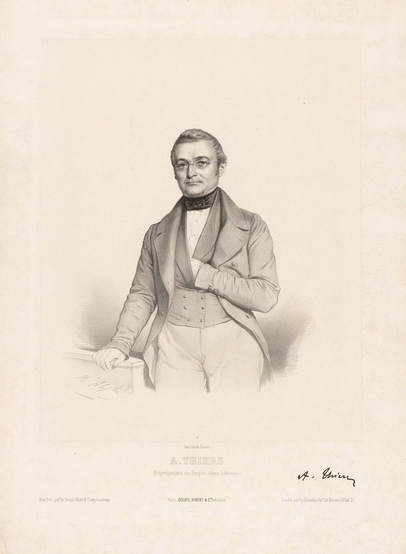 Marie-Alexandre Alophe - A. Thiers, Représentant du Peuple