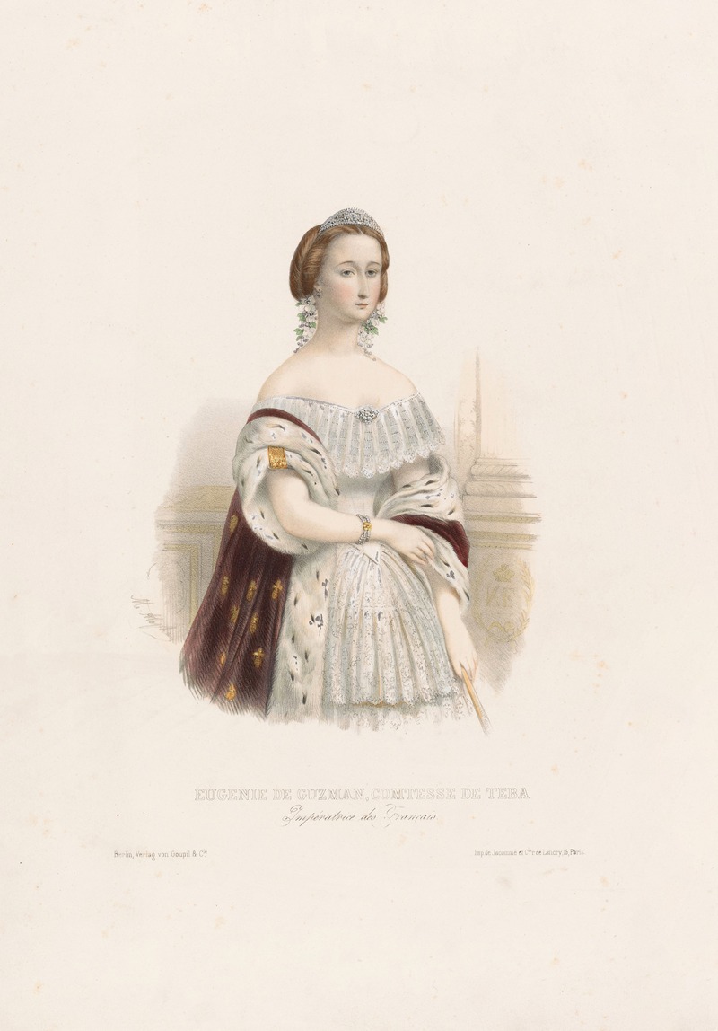 Marie-Alexandre Alophe - Eugenie de Guzman, comtesse de Teba, Impératrice des Français