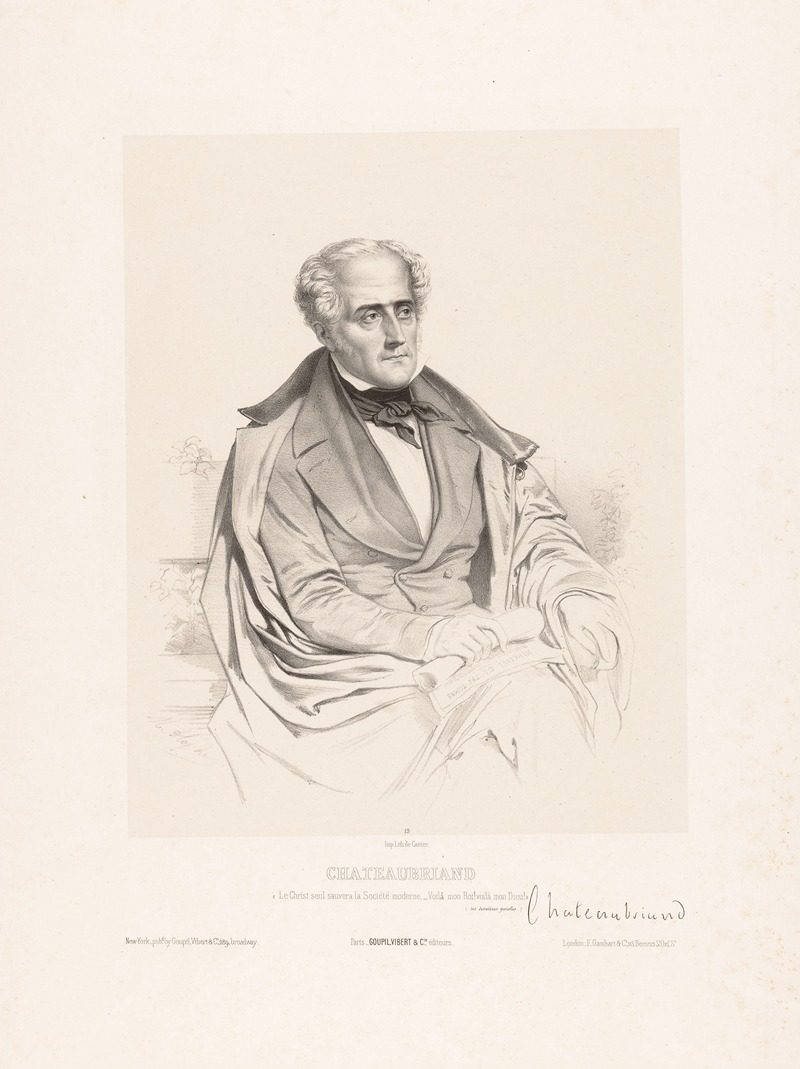 Marie-Alexandre Alophe - François René de Chateaubriand