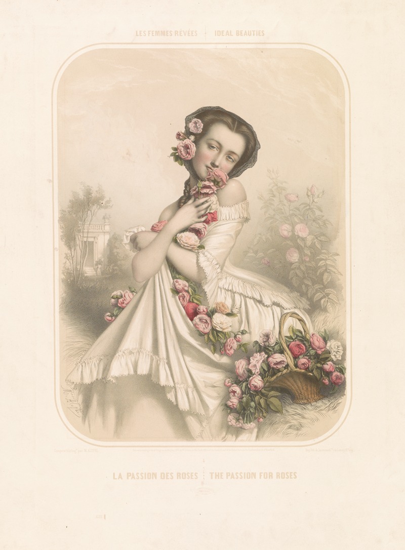 Marie-Alexandre Alophe - Les femmes révées–ideal beauties. La passion des roses–the passion for roses