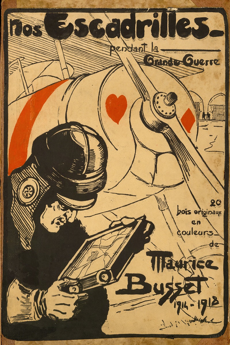 Maurice Busset - 00 Lecture de la carte (couverture) [Reading of the chart (cover)]