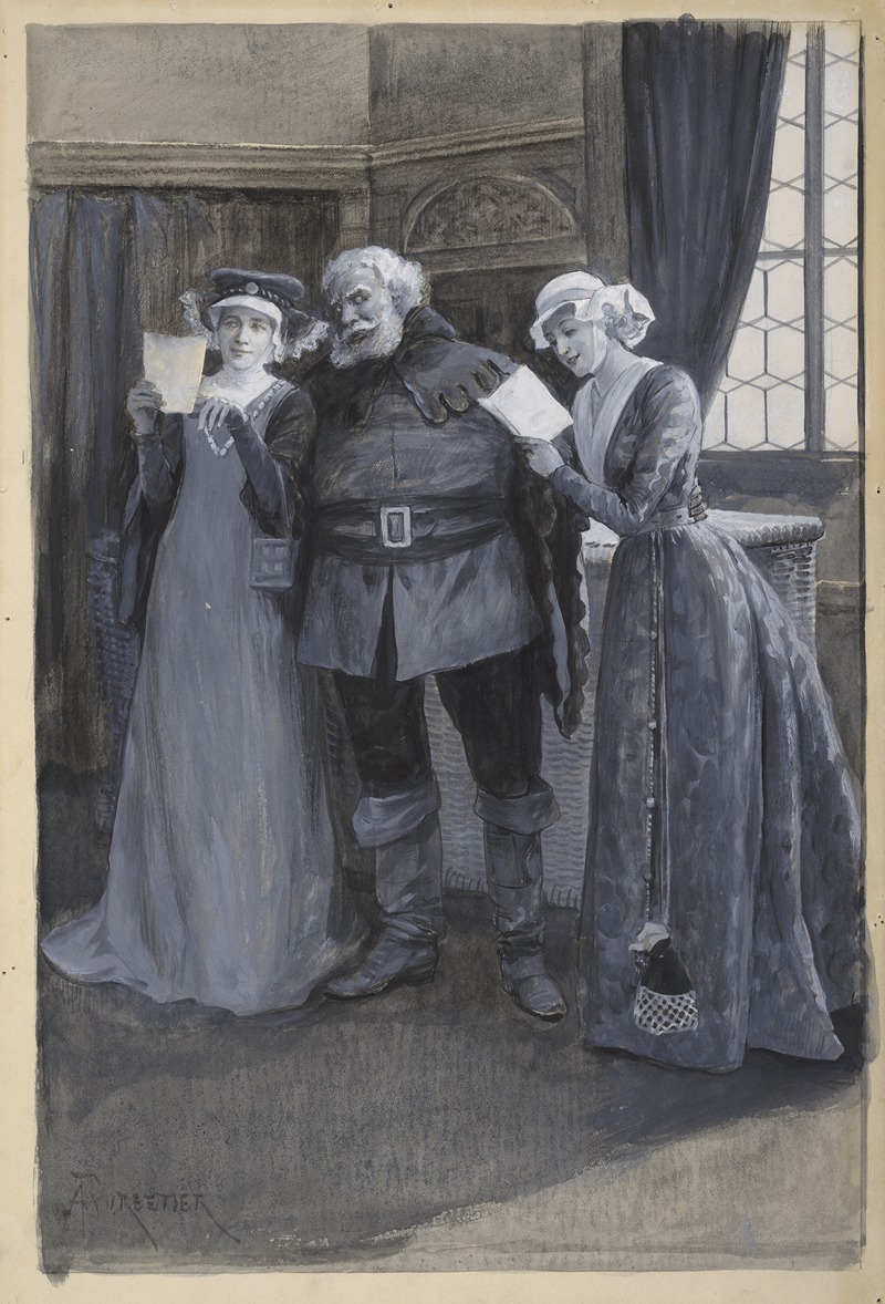 A.T. Ireetier - The merry wives of Windsor, III, 1, at her Majesty’s Theatre, June 28, 1902