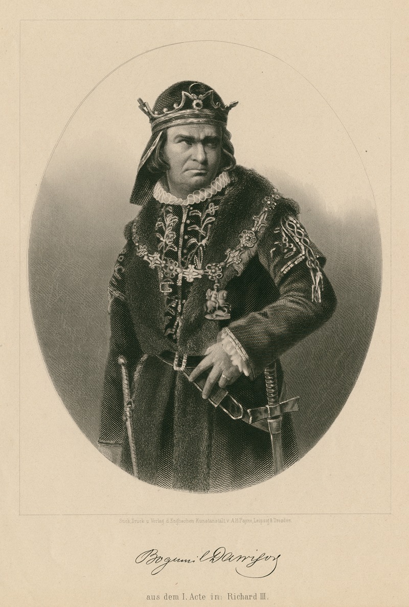 Albert Henry Payne - Bogumil Dawison aus dem I. acte in Richard III