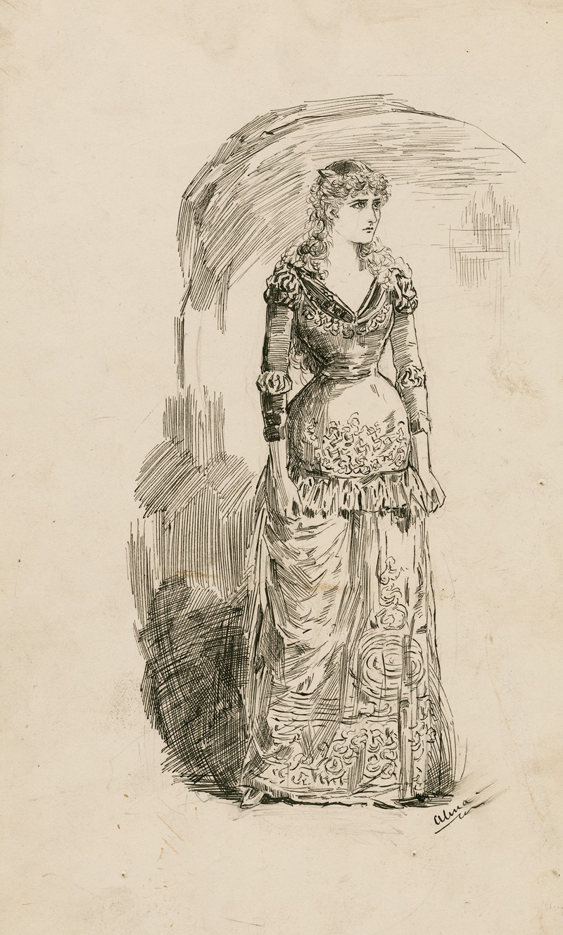 Alma - Miss Mary Anderson as Juliet, act 4, scene 2