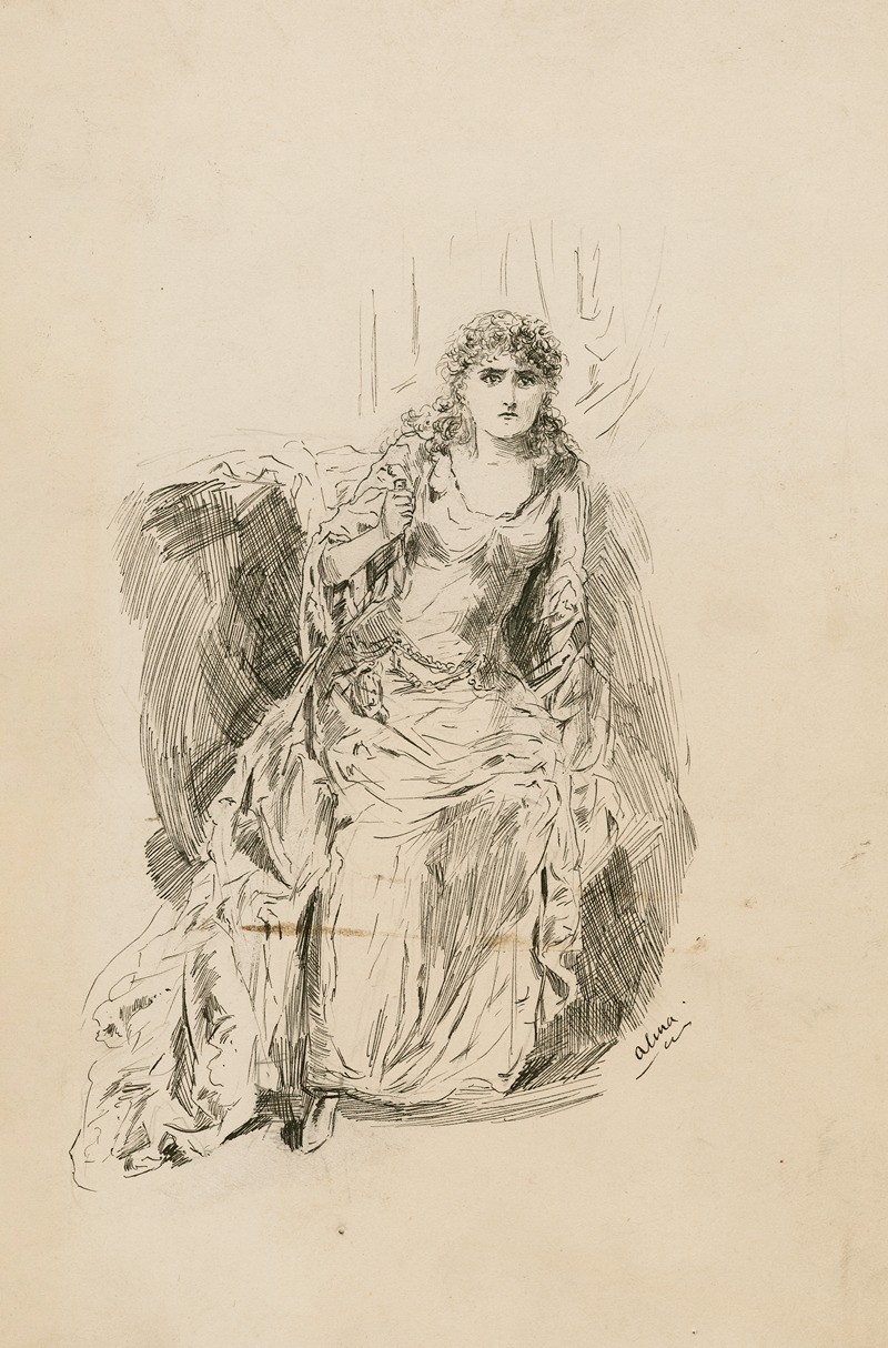 Alma - Miss Mary Anderson as Juliet, act 4, scene 7