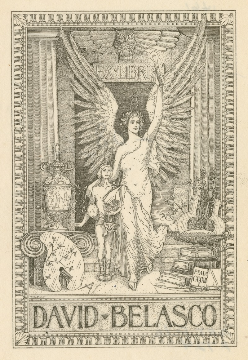 Anonymous - Ex libris David Belasco