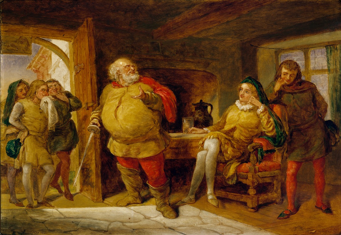 Anonymous - Falstaff at the Boar’s Head Tavern