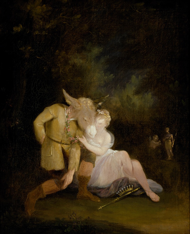 Anonymous - Titania caressing the drowsy Bottom