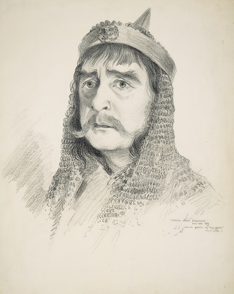 Arthur Jule Goodman - Edwin Booth as ‘Macbeth’