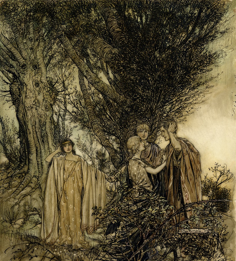 Arthur Rackham - Are you sure that we are awake