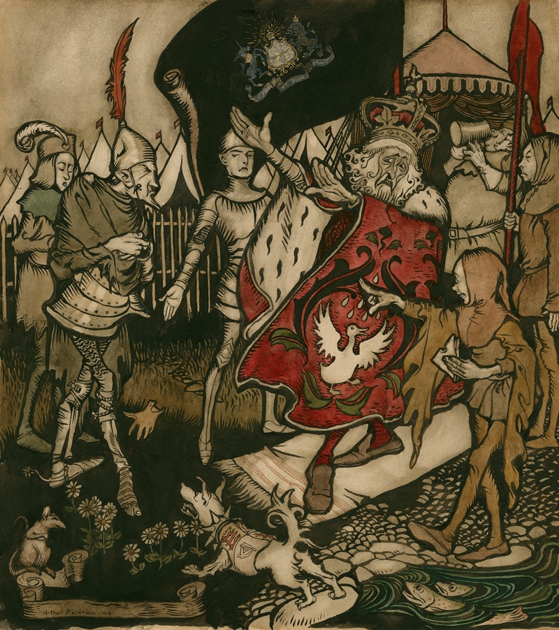 Arthur Rackham - King Henry IV, pt. 1, act V, scene 1