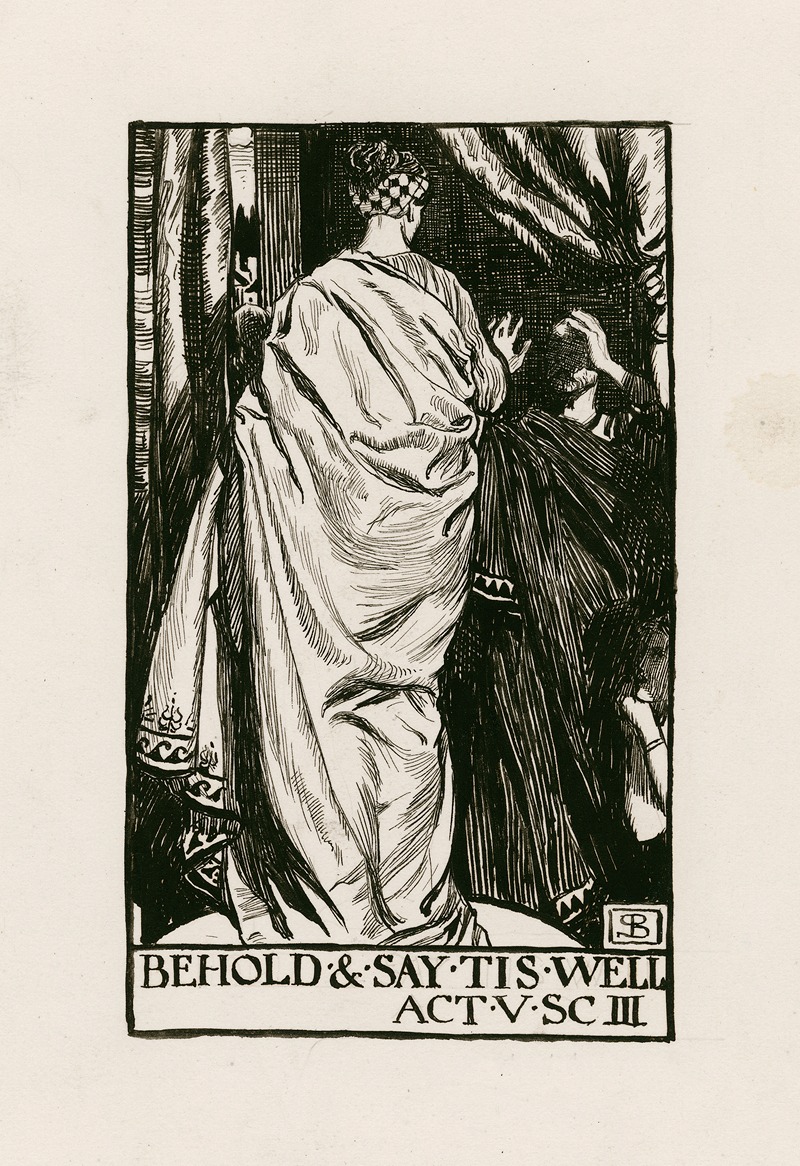 Byam Shaw - A winter’s tale; Behold and say tis well Act V, Scene III