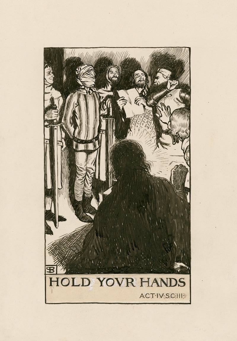 Byam Shaw - All’s well that ends well; Hold your hands Act IV Sc III