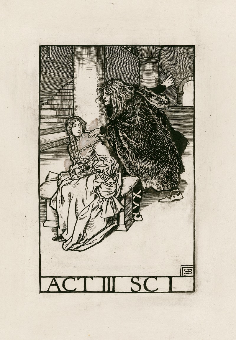 Byam Shaw - Hamlet; Act III Scene I