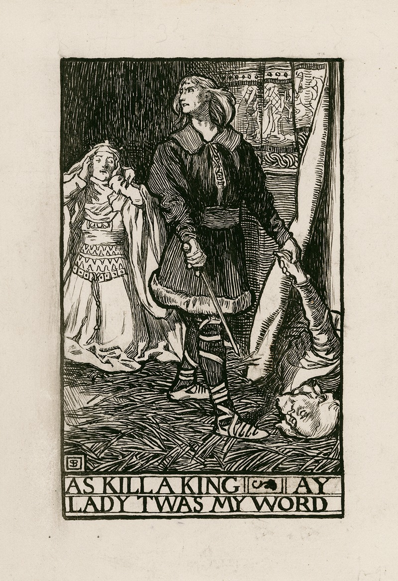 Byam Shaw - Hamlet; As kill a king, ay lady twas my word Act III Scene IV