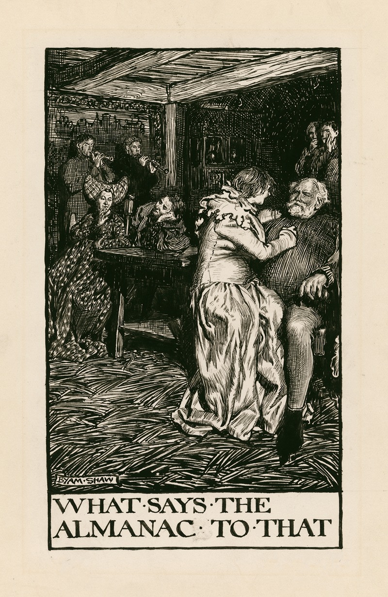 Byam Shaw - Henry IV, part 2; What says the almanac to that Act II Scene IV