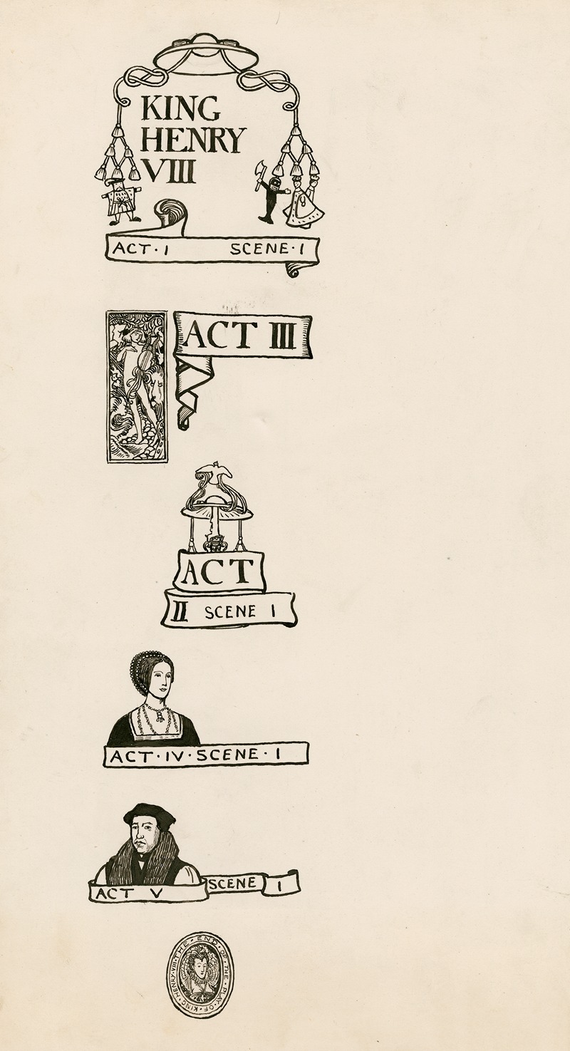 Byam Shaw - King Henry VIII; Headings