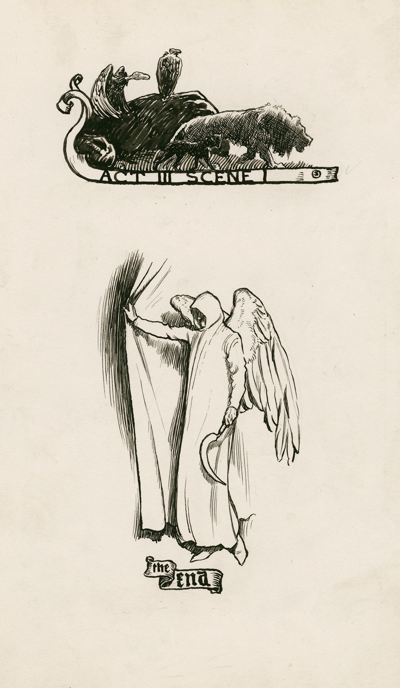 Byam Shaw - King Lear; Headings 2