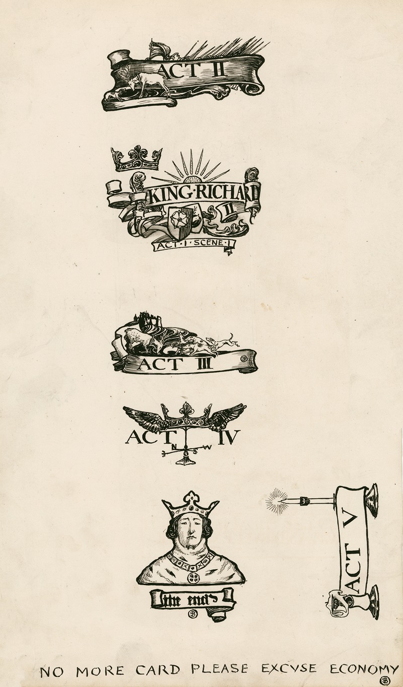 Byam Shaw - King Richard II; Headings