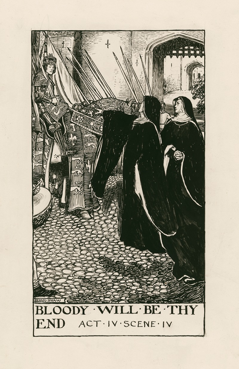 Byam Shaw - King Richard III; Bloody will thy end Act IV Scene IV