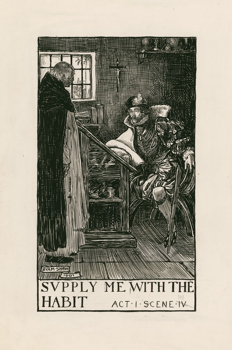 Byam Shaw - Measure for measure; Supply me with the habit Act I Scene IV