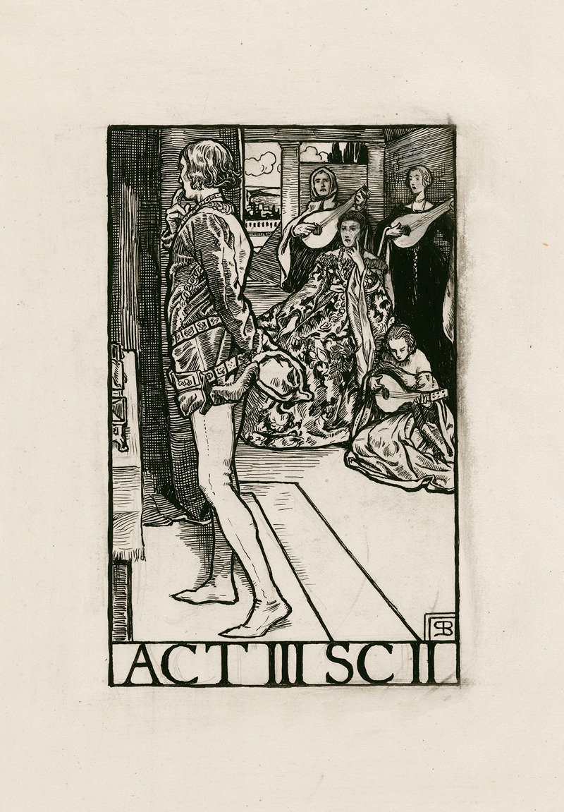 Byam Shaw - Merchant of Venice; Act III Scene II