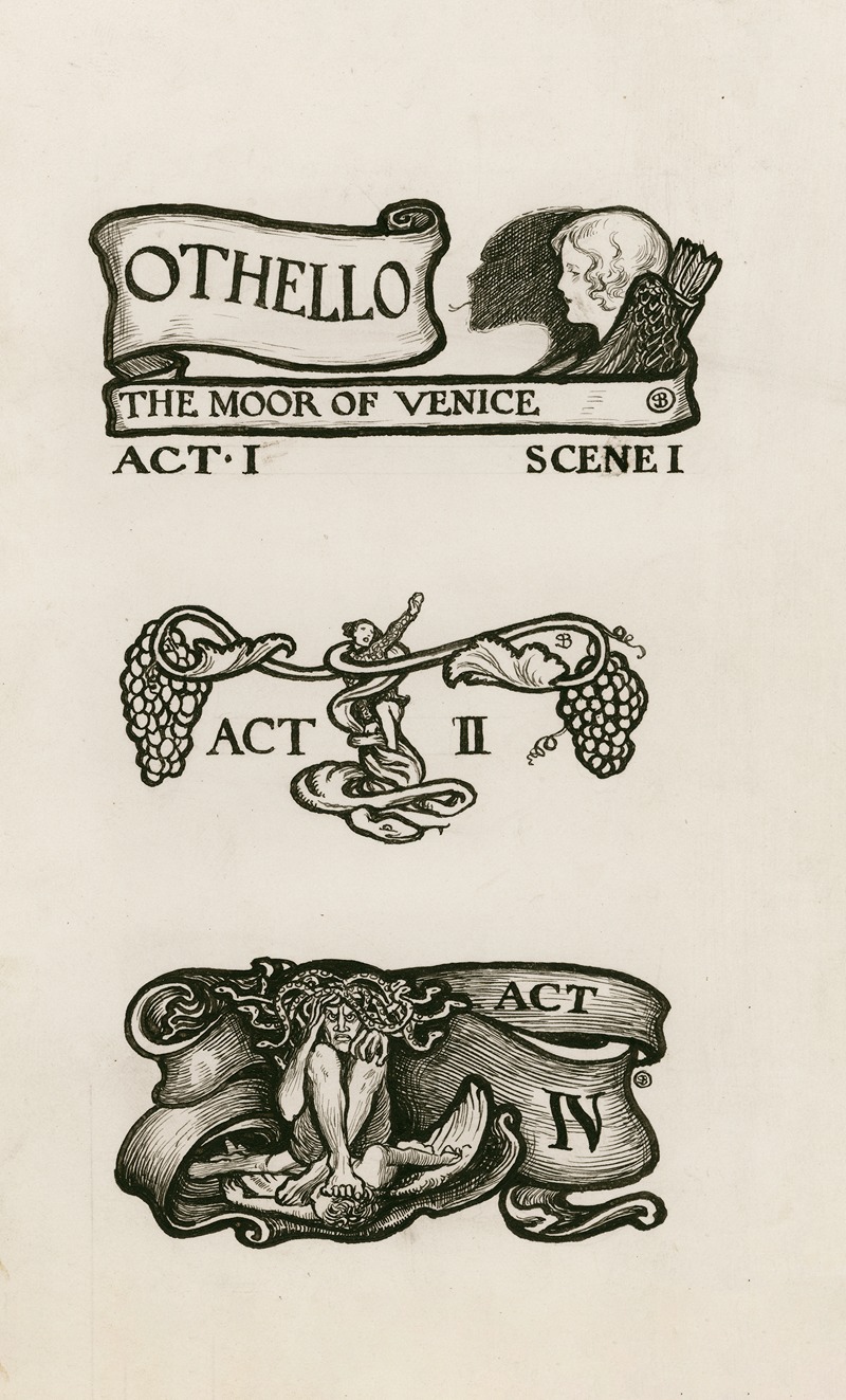 Byam Shaw - Othello; Headings