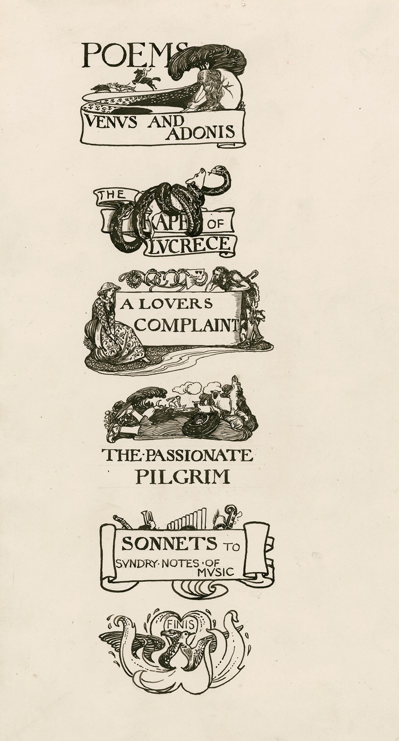 Byam Shaw - Poems; Headings