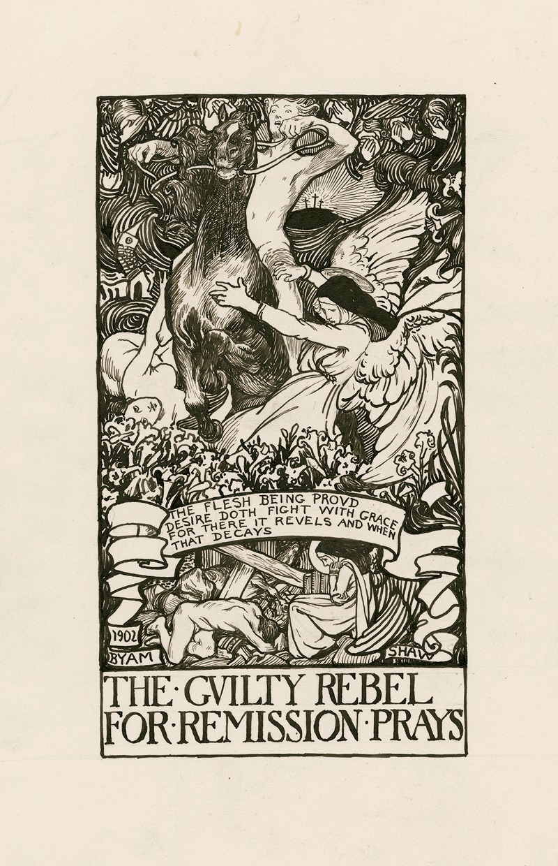 Byam Shaw - Poems; The guilty rebel for remission prays