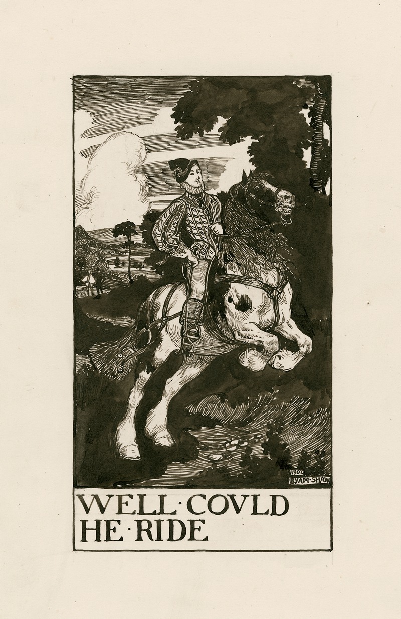 Byam Shaw - Poems; Well could he ride