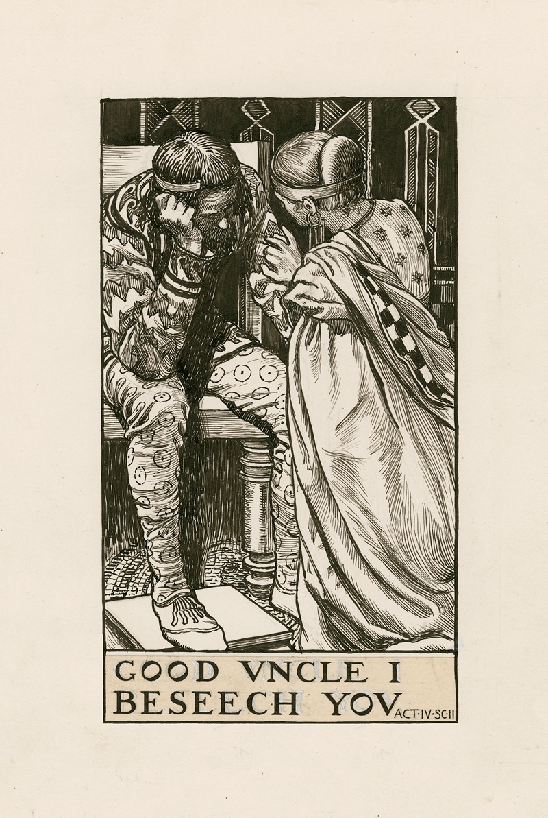 Byam Shaw - Troilus and Cressida; Good uncle i beseech you Act IV Scene II