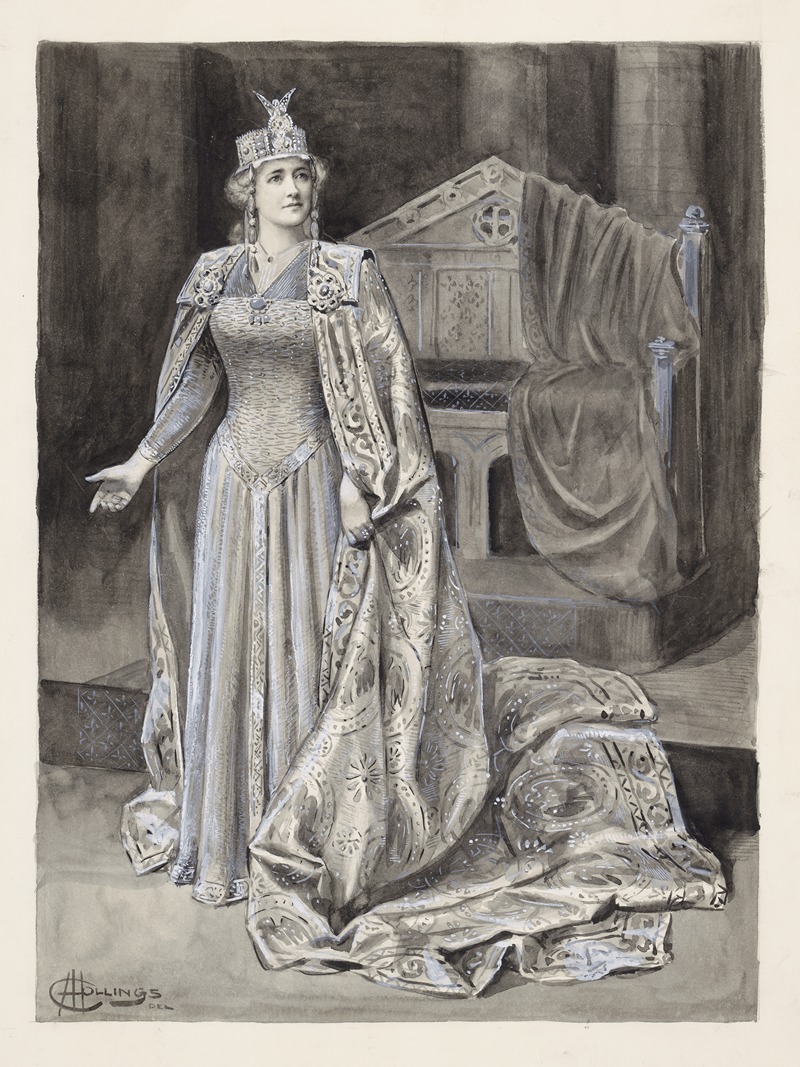 C.I. Hollings - Miss Ellen Terry as Queen Katherine, King Henry VIII