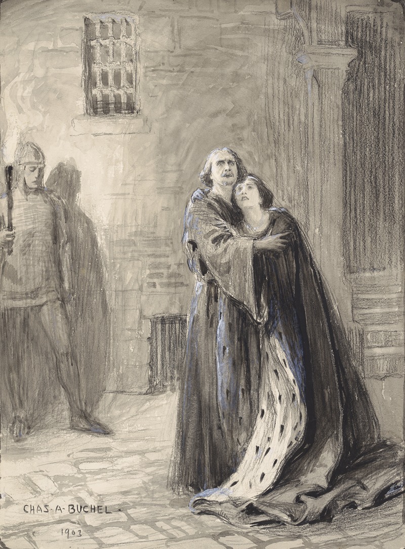 Charles A. Buchel - King Richard II, V, 1, as performed at His Majesty’s Theatre