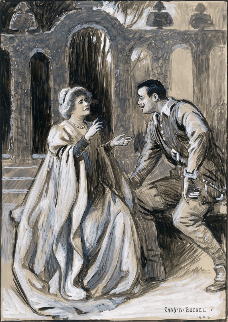 Charles A. Buchel - Much ado about nothing, V, 2, performed at the Imperial Theatre